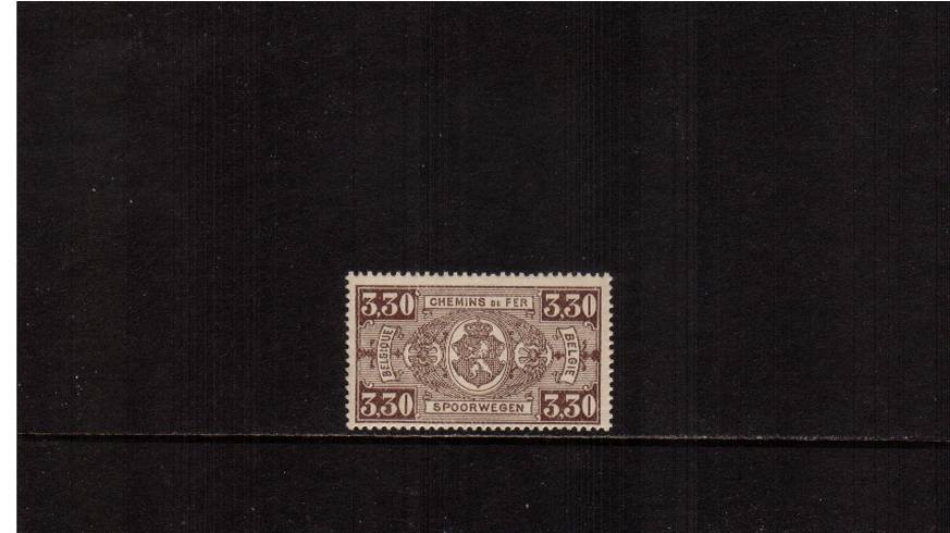 3f.30 Brown<br/>
A superb unmounted mint single
